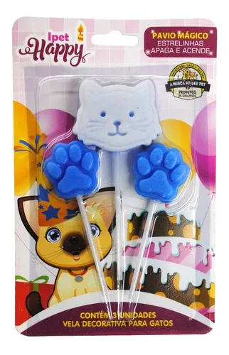 Velas Para Aniversário de Gato